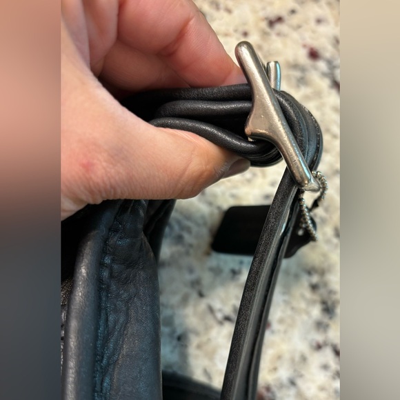 Vintage Coach 9951 Patricia's Legacy Leather Messenger Bag  Crossbody Black - Picture 8 of 11